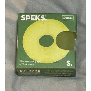 Speks Gump Loop Algae Green Stress Ball Silky Soft Memory Gel Squishy Fidget